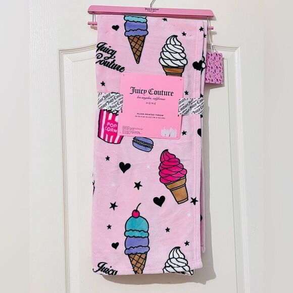 Juicy Couture Ice Cream Throw - Picture 1 of 3